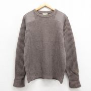 L★古着 エルエルビーン LLBEAN 長袖 コマンド セーター メンズ 00年代 00s メリノラムウール ベージュ系 カーキ 【spe】 25oct09 中古 ニット トップス