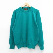 M★古着 エディーバウアー 長袖 セーター メンズ 90年代 90s コットン クルーネック 【spe】 26jan17