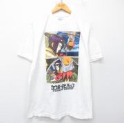 XL★古着 半袖 Tシャツ メンズ アニメ カウボーイビバップ コットン クルーネック 白【spe】 26mar18
