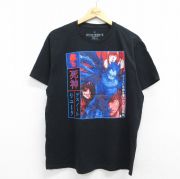 L★古着 半袖 Tシャツ メンズ アニメ デスノート コットン クルーネック ブラック【spe】 26may14