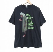 XL★古着 半袖 Tシャツ メンズ 映画 ディズニー DISNEY ミラベルと魔法だらけの家 コットン クルーネック 黒 ブラック 【spe】 25sep20 中古