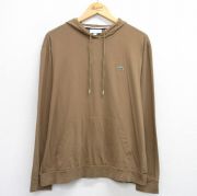 レア ヨーロッパ古着○ラコステ コットンジャケット ベージュ メンズ2XL ラコステ LACOSTE オーガニックコットンガーメントダイデニム