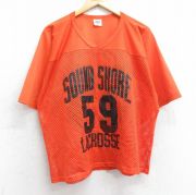 ビンテージ　フットボールtシャツ　七分袖 Champion チャンピオン USA製 ヴィンテージ 80s 七分丈