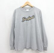 古着通販 XL☆古着 長袖 ビンテージ フットボール Tシャツ メンズ 90 