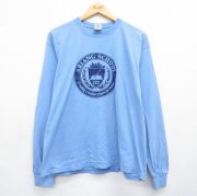 古着通販 XL☆古着 COUNTY SEAT 長袖 ビンテージ Tシャツ メンズ 90 
