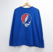 古着通販 XL☆古着 長袖 ビンテージ ロック バンド Tシャツ メンズ 80