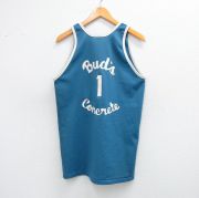 M★古着 メイソン ビンテージ タンクトップ メンズ 70年代 70s Buds Concrete クルーネック USA製 薄紺 ネイビー 【spe】 25aug25 中古