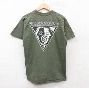 L★古着 フルーツオブザルーム 半袖 ビンテージ ロック バンド Tシャツ メンズ 00年代 00s ディヴマシューズバンド コットン クルーネック 濃緑 グリーン 【spe】 25aug02 中古