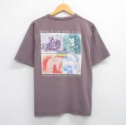 XL★古着 パタゴニア patagonia 半袖 ビンテージ Tシャツ メンズ 90年代 90s NATURAL PRODUCTS EXPO 大きいサイズ オーガニックコットン クルーネック USA製 紫系 パープル 【spe】 25aug02 中古