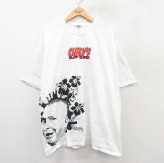 XL★古着 半袖 ビンテージ Tシャツ メンズ 00年代 00s スリーストゥージス 三ばか大将 カーリーハワード サーフィン 大きいサイズ コットン クルーネック 白 ホワイト 【spe】 25aug04 中古
