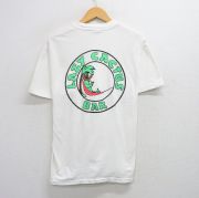 L★古着 ヘインズ Hanes 半袖 ビンテージ Tシャツ メンズ 90年代 90s サボテン LAZY CACTUS コットン クルーネック USA製 白 ホワイト 【spe】 25aug19 中古