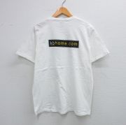L★古着 フルーツオブザルーム 半袖 ビンテージ Tシャツ メンズ 00年代 00s KB HOME コットン クルーネック 白 ホワイト 【spe】 25aug19 中古