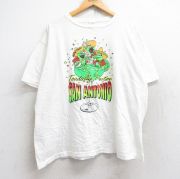 XL★古着 半袖 ビンテージ Tシャツ メンズ 80年代 80s カエル サンアントニオ 大きいサイズ クルーネック 白 ホワイト 【spe】 25aug29 中古