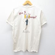 L★古着 フルーツオブザルーム 半袖 ビンテージ Tシャツ メンズ 00年代 00s セントジョセフ 大聖堂 コットン クルーネック 生成り 【spe】 25sep01 中古