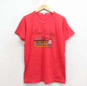 L★古着 半袖 ビンテージ Tシャツ メンズ 70年代 70s テキーラ クルーネック 赤【spe】 26apr04