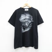 XL★古着 イマジナリーファンデーション 半袖 Tシャツ メンズ アインシュタイン 大きいサイズ コットン クルーネック USA製 黒【spe】 26apr08