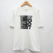 XL★古着 オニータ ONEITA 半袖 ビンテージ Tシャツ メンズ 90年代 90s ICPSR 大きいサイズ コットン クルーネック ホワイト 霜降り【spe】 26may13
