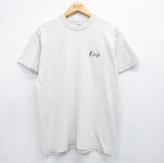 L★古着 フルーツオブザルーム 半袖 ビンテージ Tシャツ メンズ 90年代 90s Raleigh コットン クルーネック USA製 ホワイト【spe】 26may20