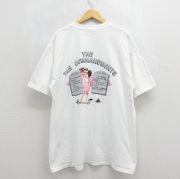 XL★古着 All Sport 半袖 ビンテージ Tシャツ メンズ 90年代 90s 鳥 大きいサイズ コットン クルーネック USA製 ホワイト【spe】 26jun15