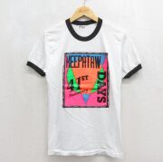 S★古着 半袖 ビンテージ Tシャツ メンズ 80年代 80s DAYS クルーネック USA製 ホワイト リンガー【spe】 26jun24