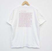 XL★古着 半袖 ビンテージ Tシャツ メンズ 90年代 90s メッセージ コットン クルーネック USA製 白 ホワイト 【spe】 25sep01 中古