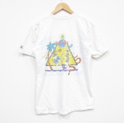 M★古着 半袖 ビンテージ Tシャツ メンズ 90年代 90s ハードロックカフェ ピラミッド コットン クルーネック USA製 白 ホワイト 【spe】 25sep13 中古