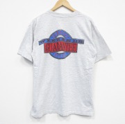 XL★古着 半袖 ビンテージ Tシャツ メンズ 90年代 90s ギャランティー コットン クルーネック USA製 薄グレー 霜降り 【spe】 25sep13 中古