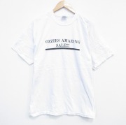 XL★古着 ヘインズ Hanes 半袖 ビンテージ Tシャツ メンズ 90年代 90s セール コットン クルーネック USA製 白 ホワイト 【spe】 25sep20 中古