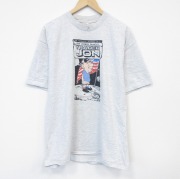 XL★古着 半袖 ビンテージ Tシャツ メンズ 90年代 90s TRADER JON クルーネック 薄グレー 霜降り【spe】 26apr01