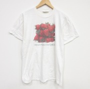 L★古着 PLANT THE EARTH 半袖 ビンテージ Tシャツ メンズ 90年代 90s イチゴ コットン クルーネック USA製 白【spe】 26apr04