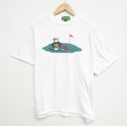 XL★古着 グランドスラム 半袖 ビンテージ Tシャツ メンズ 80年代 80s コットン クルーネック USA製 ホワイト【spe】 26jun26