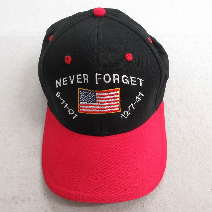 中古 OTTO キャップ 星条旗 刺繍 ツートンカラー 黒 ブラック 25jun30