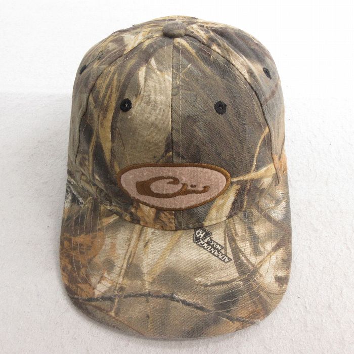 中古 キャップ コットン 茶 ブラウン 迷彩 25jul01