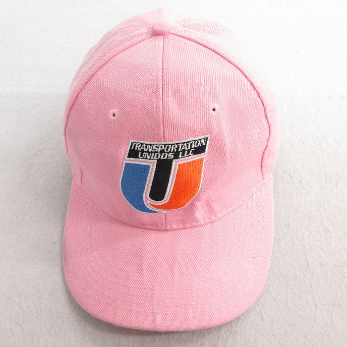 中古 キャップ TU 刺繍 ピンク 25jul01