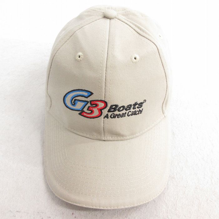 中古 キャップ G3 刺繍 コットン ベージュ カーキ 25jul01