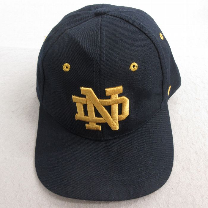 中古 キャップ ND 刺繍 黒 ブラック 25jul03