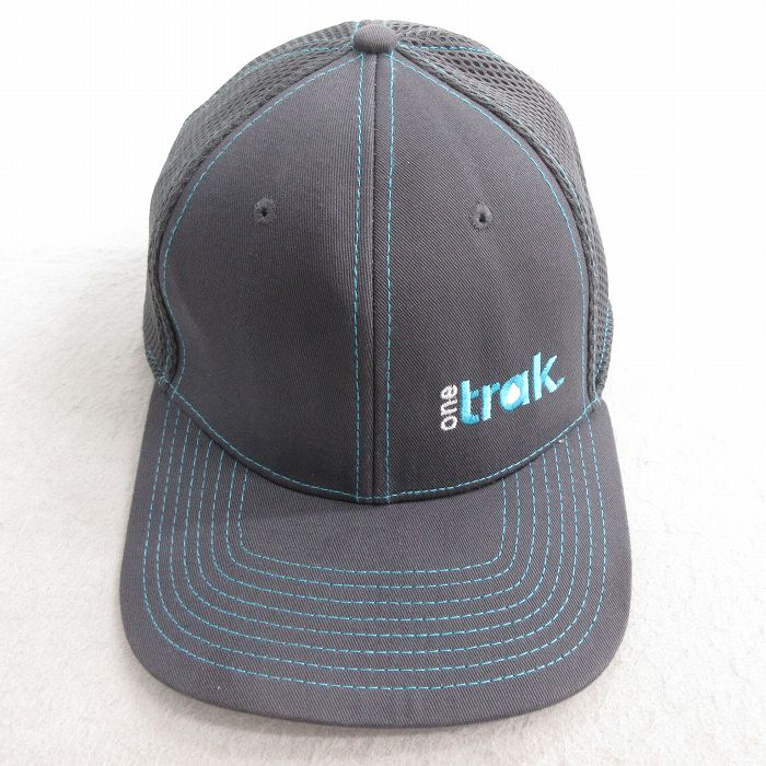 【50%OFF】中古 ニューエラ キャップ trak 刺繍 グレー 【spe】 25jul03
