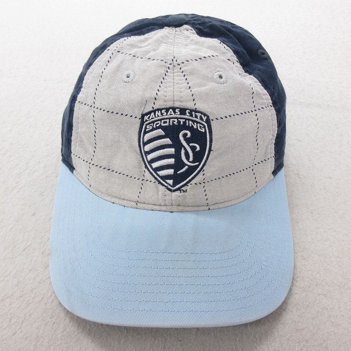中古 アディダス adidas キャップ カンザスシティ 刺繍 コットン グレー他 25jul08