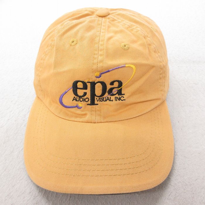 中古 キャップ epa ソニー 刺繍 コットン 薄茶 ブラウン 25jul09