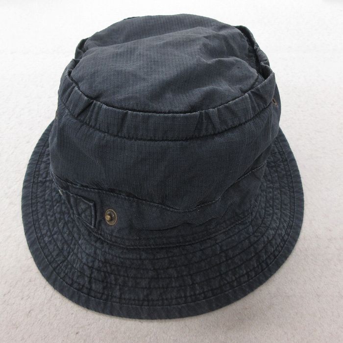中古 ギャップ GAP ハット リップストップ コットン 紺 ネイビー 25jul15