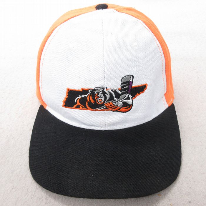 中古 キャップ アイスベア 刺繍 マルチカラー オレンジ 25jul15