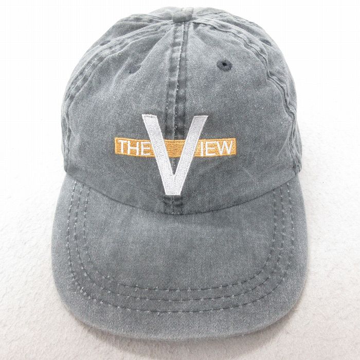 中古 キャップ V 刺繍 グレー 25jul16