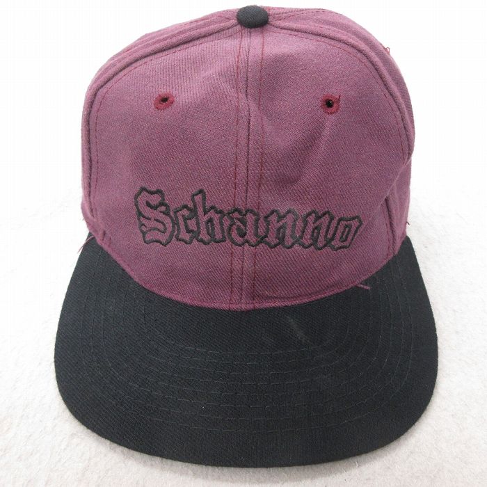 中古 OTTO キャップ Srhanno 刺繍 ツートンカラー 紫 パープル 25jul16