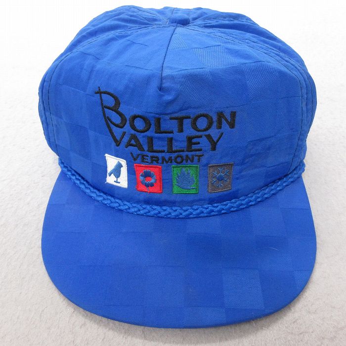 中古 キャップ バーモント 刺繍 青 ブルー 25jul16