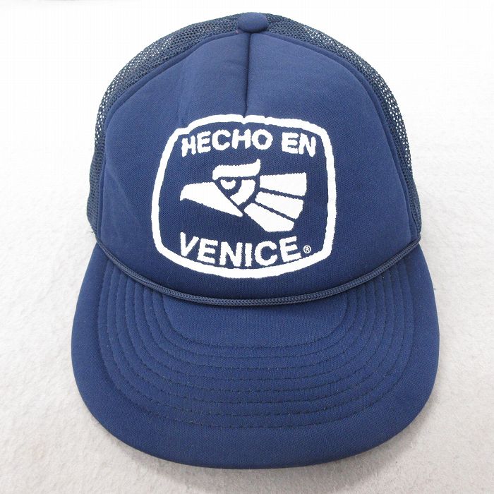 中古 メッシュ キャップ ベニス 紺 ネイビー 25jul22