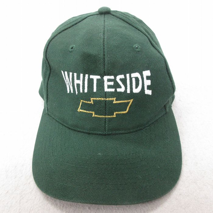 中古 OTTO キャップ WHITESIDE 刺繍 緑 グリーン 25jul23