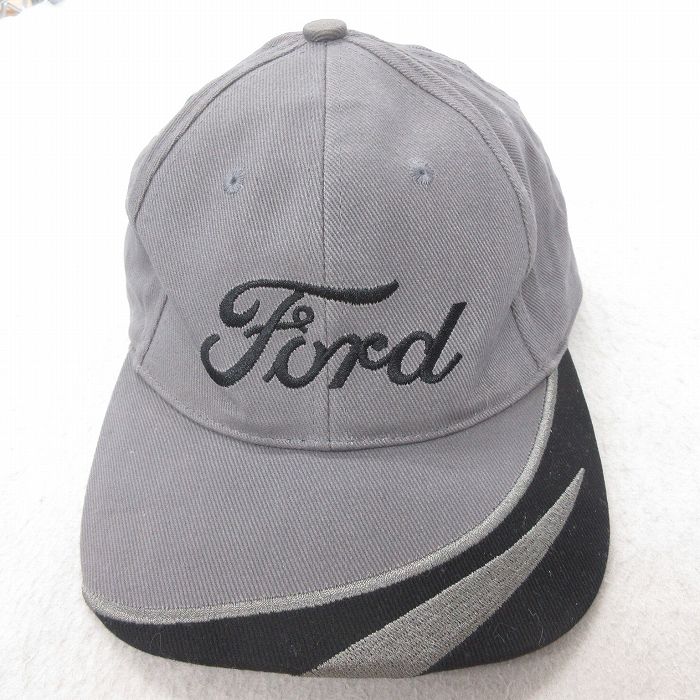 中古 キャップ フォード Ford 刺繍 コットン グレー 25jul23