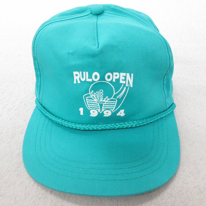 【20%OFF】中古 キャップ 90年代 90s ゴルフ 水色 25jul23