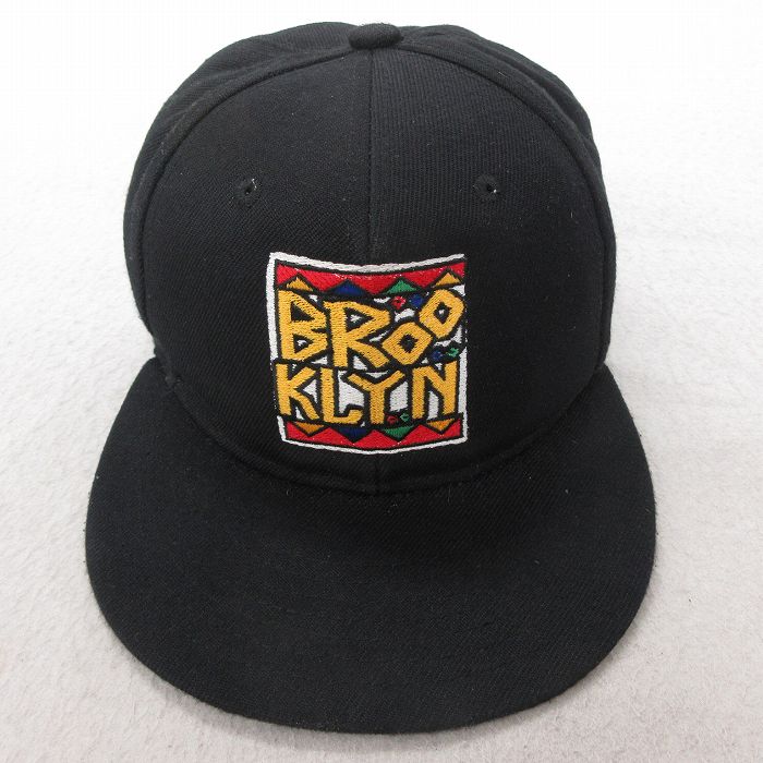 中古 キャップ ブルックリン 刺繍 黒 ブラック 25jul23