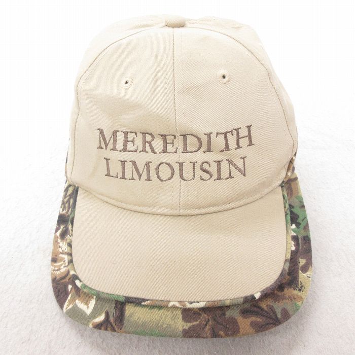 【20%OFF】中古 OTTO キャップ MEREDITH 刺繍 ベージュ カーキ 25jul23